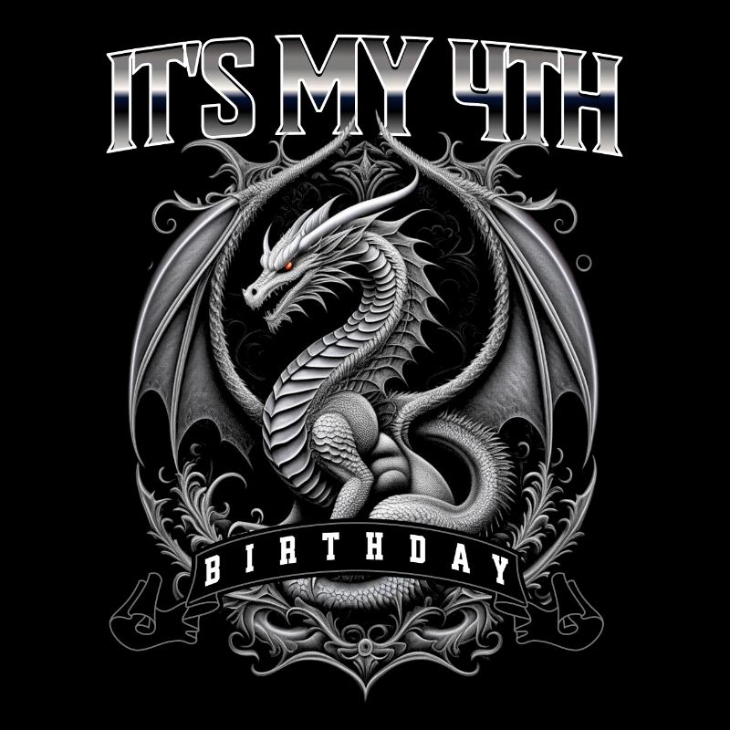 Drache 4. Geburtstag Drachen