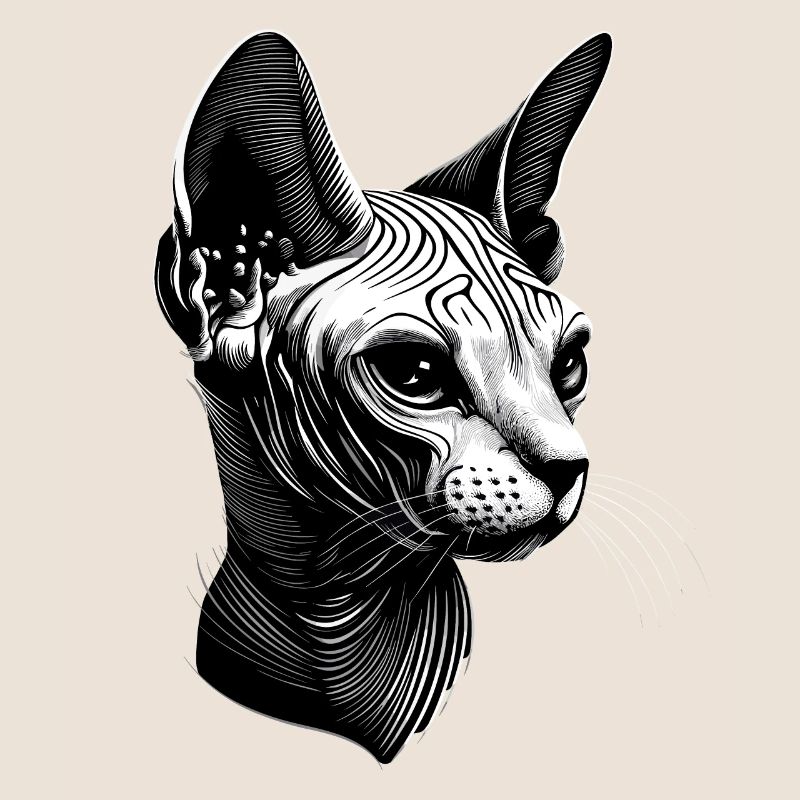 Chat Sphynx Chat Sphynx Chat Canadien Mignon Sphinx