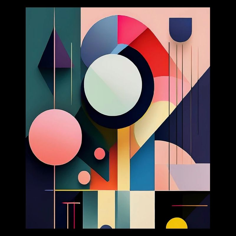 Bold Abstract Geometric Shapes – Modern Art Design