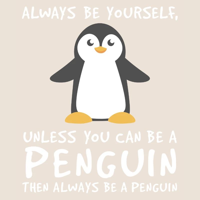 Sei ein Pinguin Winter Seevogel Pinguin