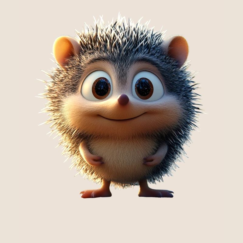 Hérisson Hérisson à ventre blanc Hérisson épineux Amour Hérisson mignon