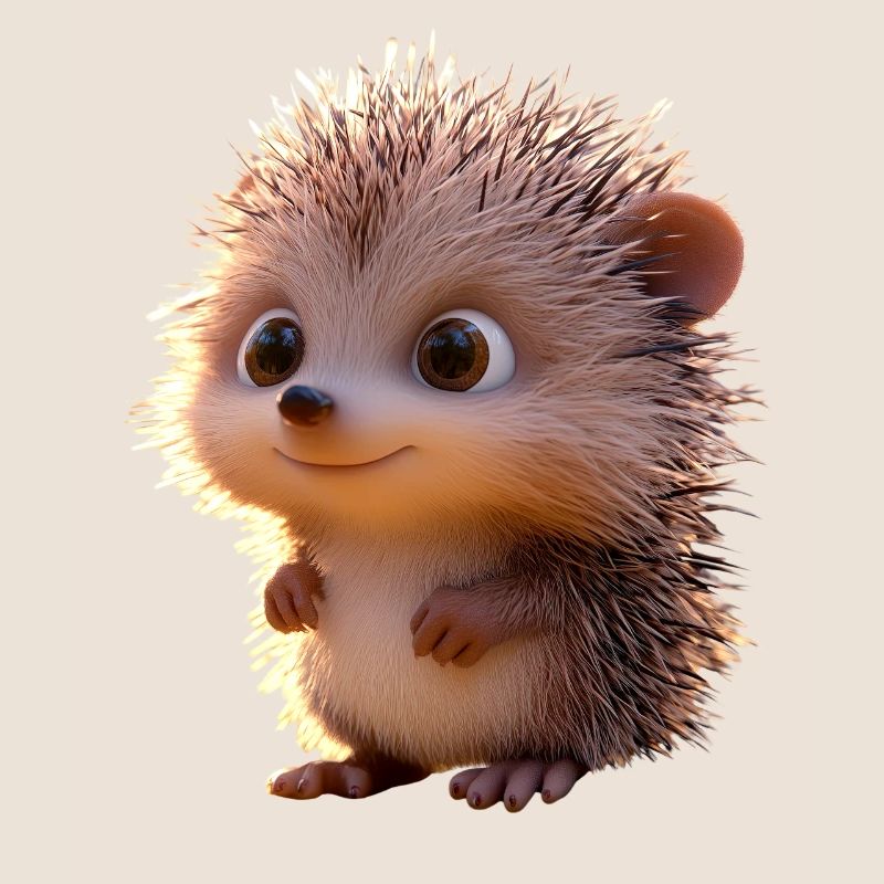 Hérisson Hérisson à ventre blanc Hérisson épineux Amour Hérisson mignon