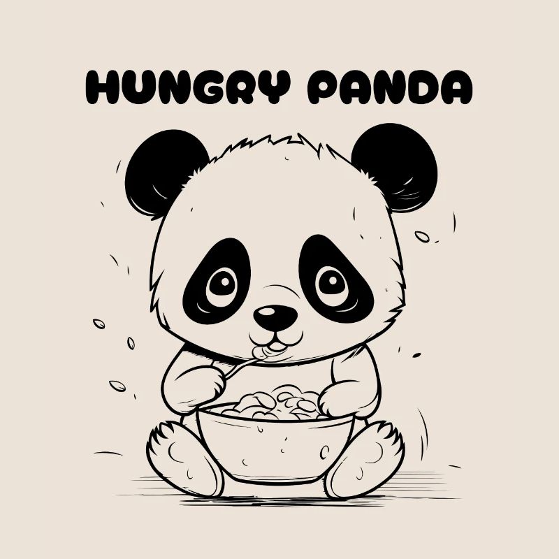 PANDA AFFAMÉ