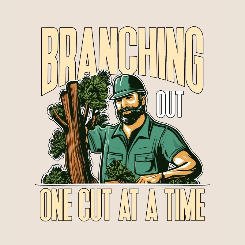 Arborist Branching Out One Cut At A Forest Worker