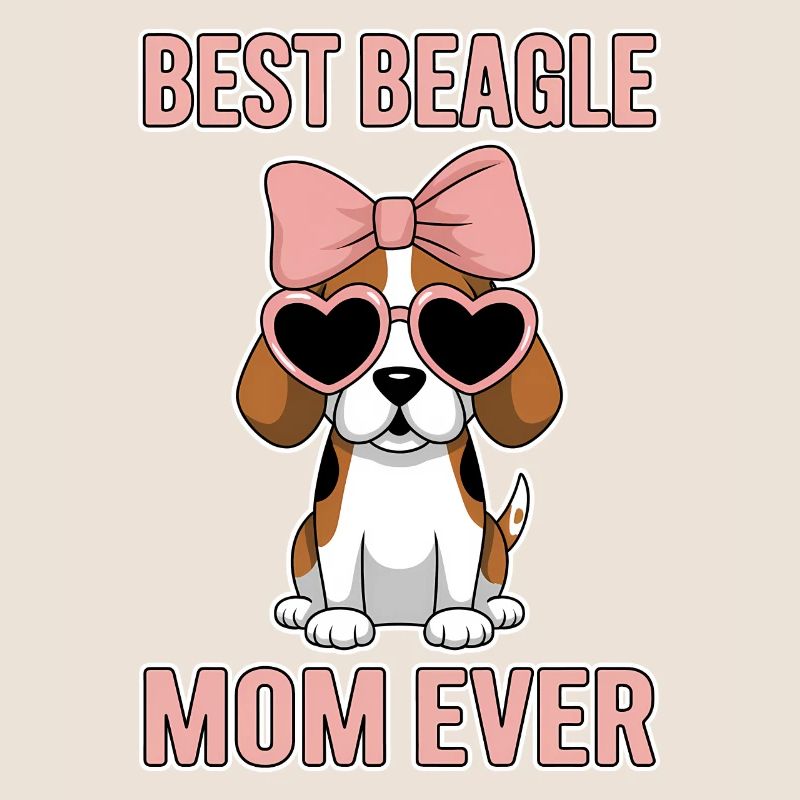 Beagle Mama Hund Mutter Lustiges Beagle Geschenk
