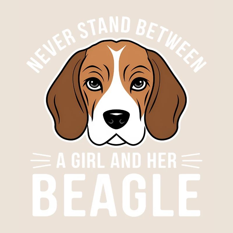 Beagle Mädchen Hunde Lustiges Beagle Geschenk