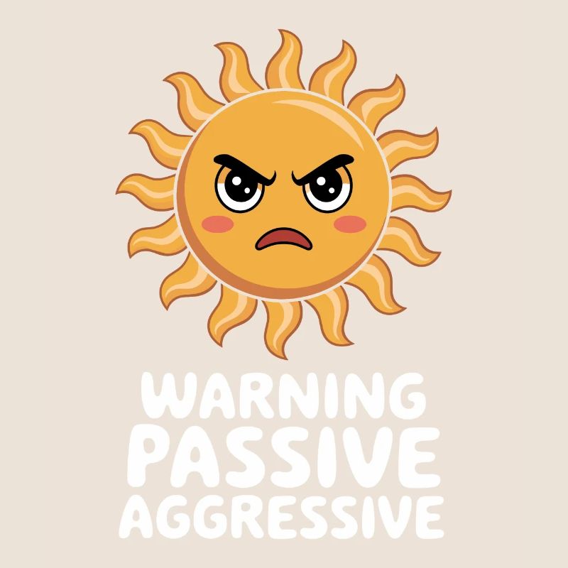 Caution Passive Aggressive Sun