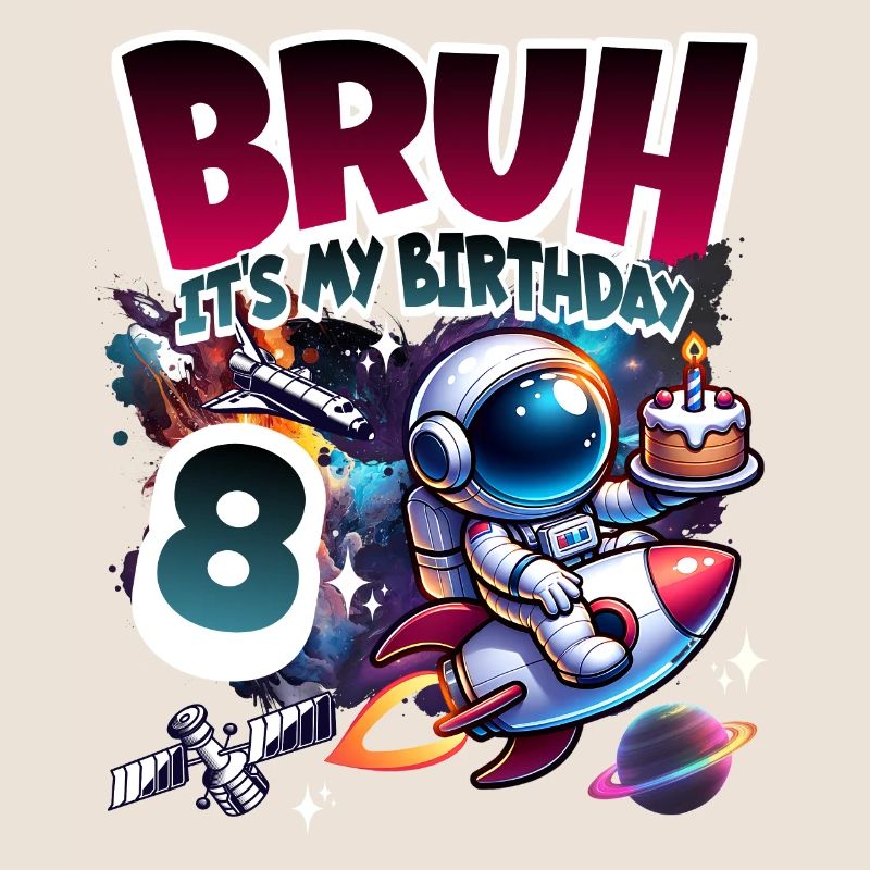 Astronaute 8e anniversaire Espace