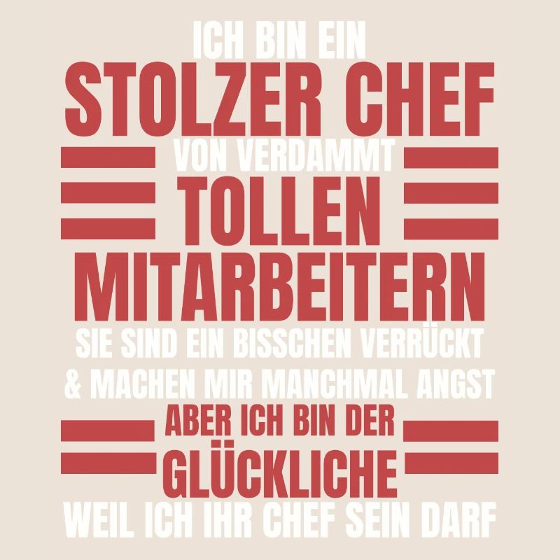 Ich Bin Ein Stolzer Chef Geburtstag Geschenk