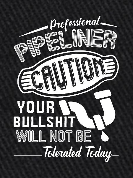 Professional Pipelayer Caution