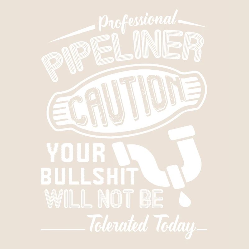 Professional Pipelayer Caution