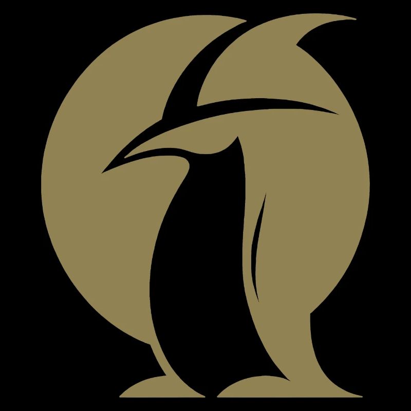 Penguin Witch Hat Silhouette Magical Creatures