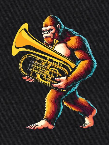 Yeti Gorilla avec euphonium