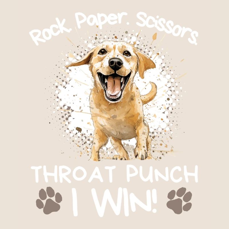 Roche Papier Ciseaux Labrador Retriever Drôle