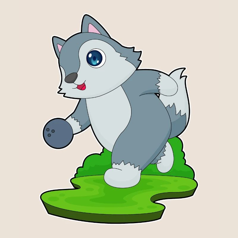 Wolf Bowling Boule de bowling