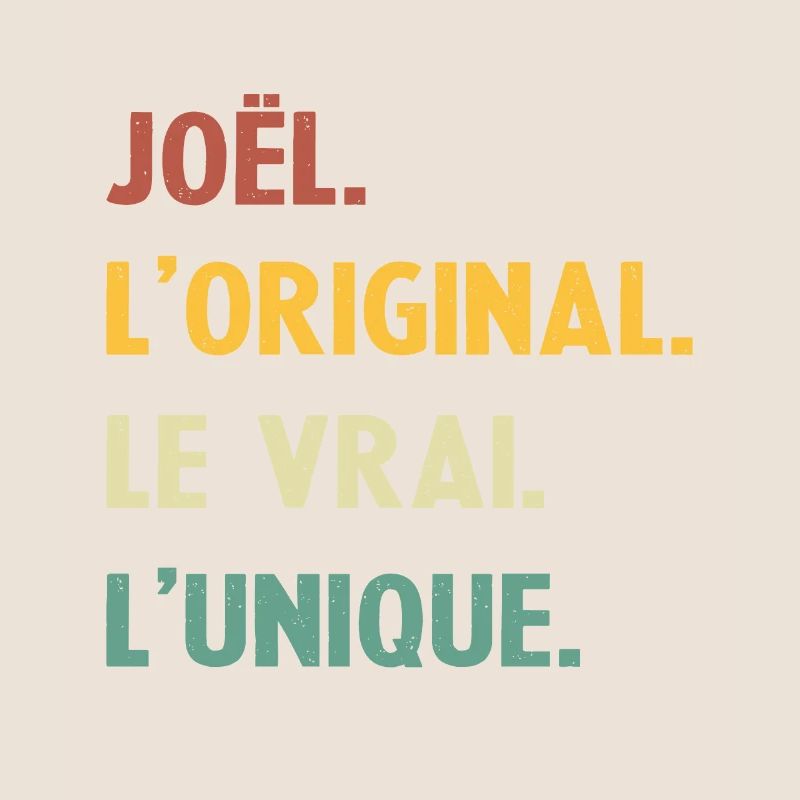 Joel, das Original, das echte Einzigartige,