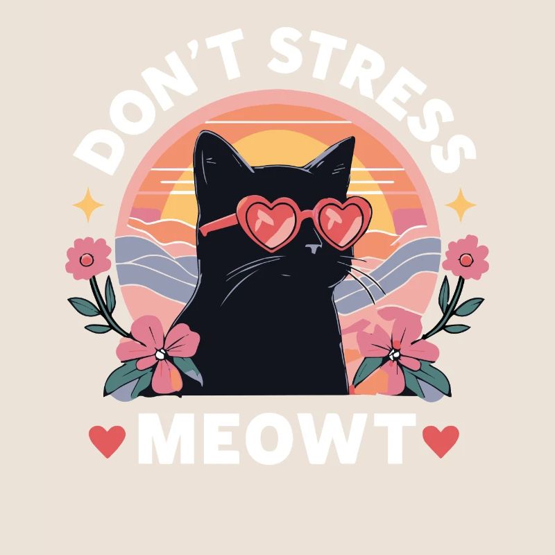 Mach dir keinen Stress, Mauzi Katze süßes Kätzchen