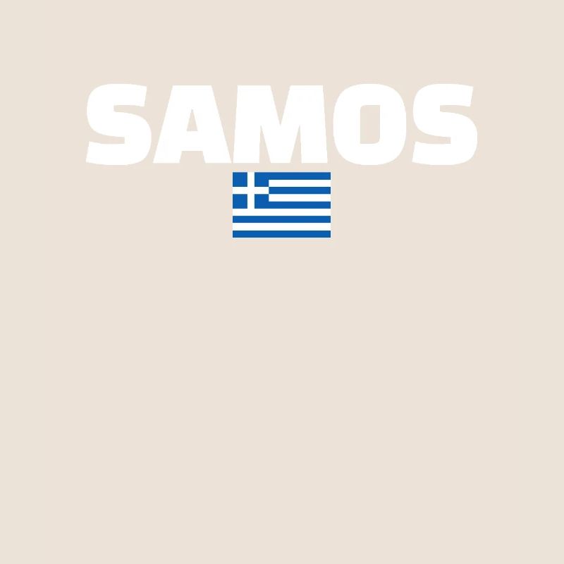 Samos Grèce Drapeau grec Grec