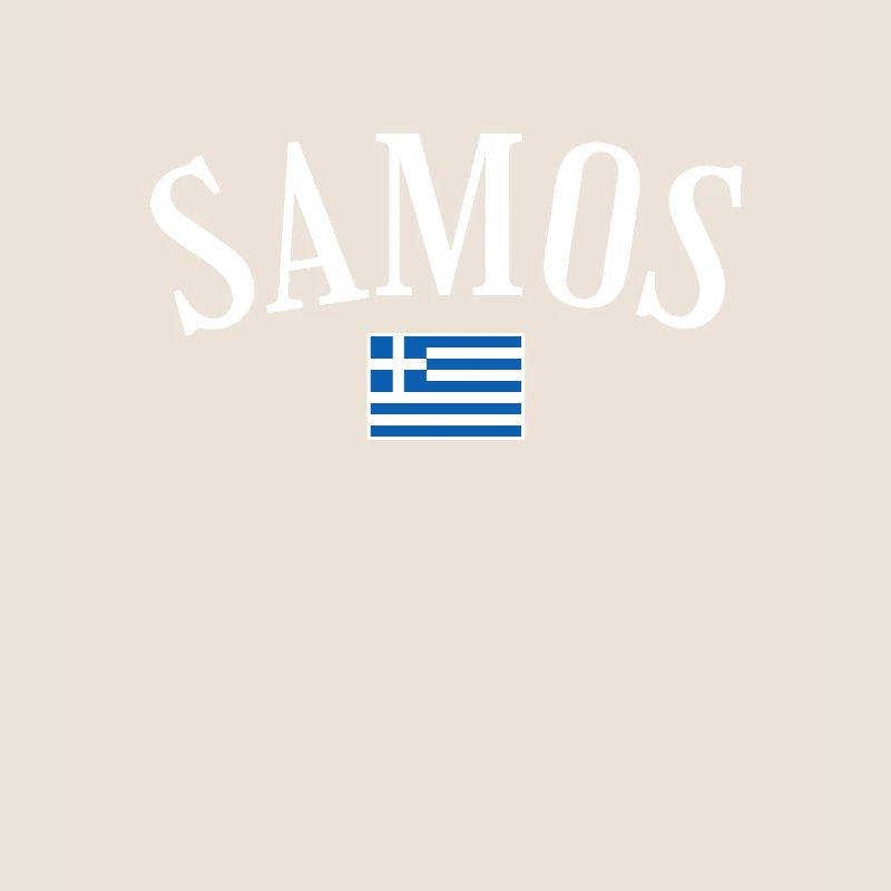 Samos Grèce Drapeau grec Grec