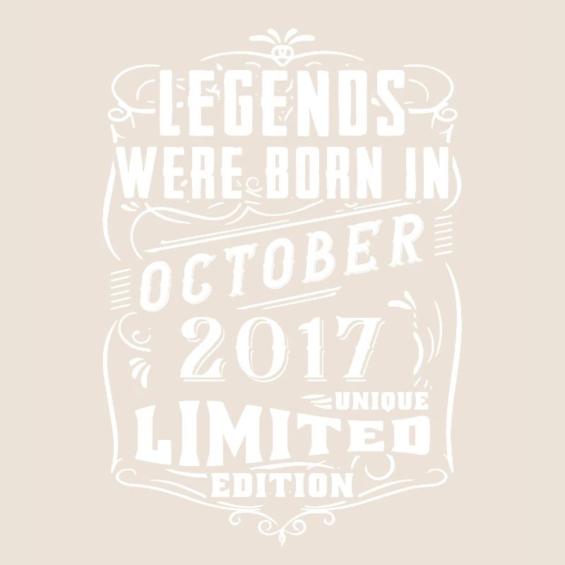 Anniversaire Octobre 2017 Edition Limitée Légende