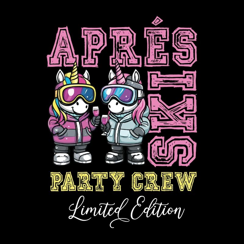 Apres Ski Party Crew Einhorn