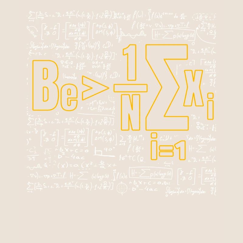 Math Pun – Be Greater Than Average