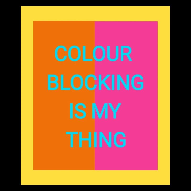 colour blocking