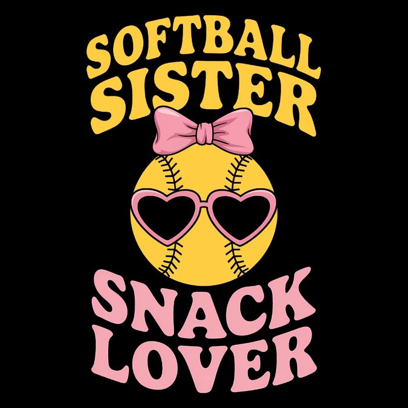 Softball Spruch Schwester Lustig Softball Geschenk