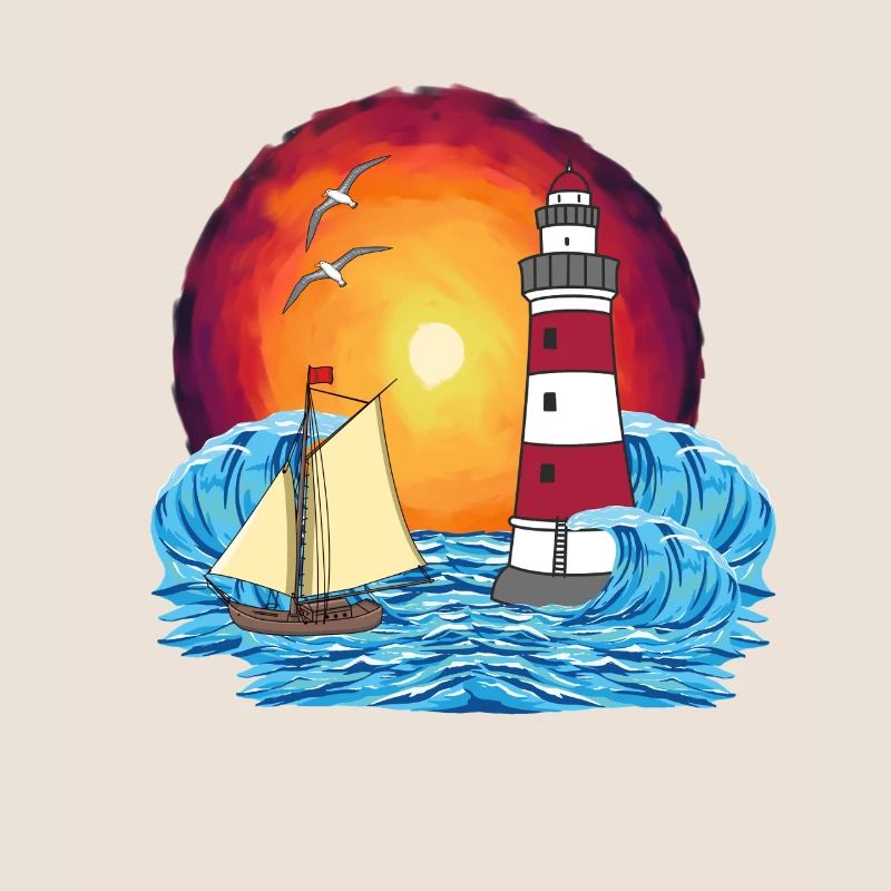 maritim Segelschiff Leuchtturm Schiff Schiffe