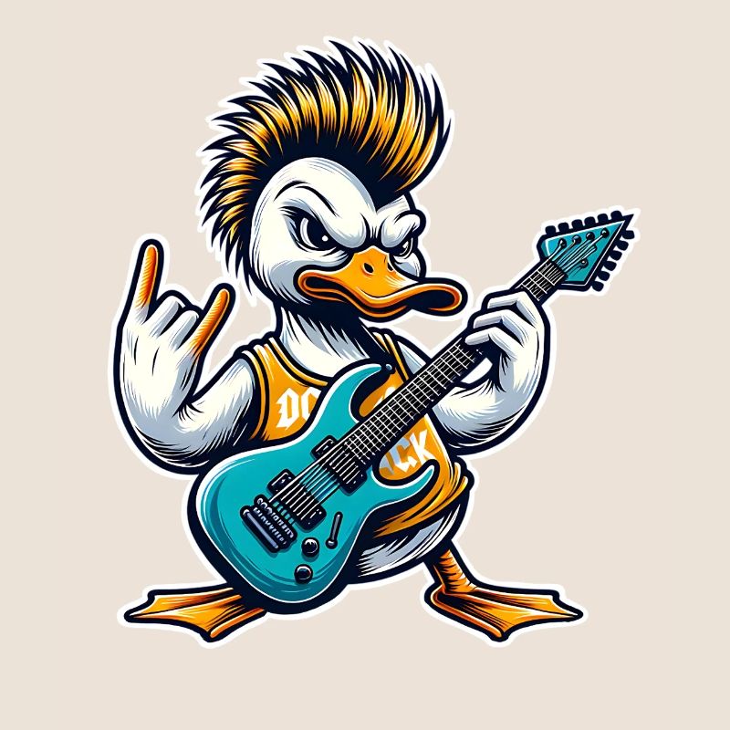 Duck Rock and Roll Guitarist