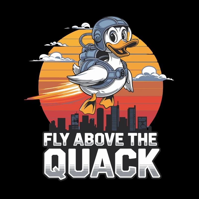 Fly Above The Quack With Flying Duck For
