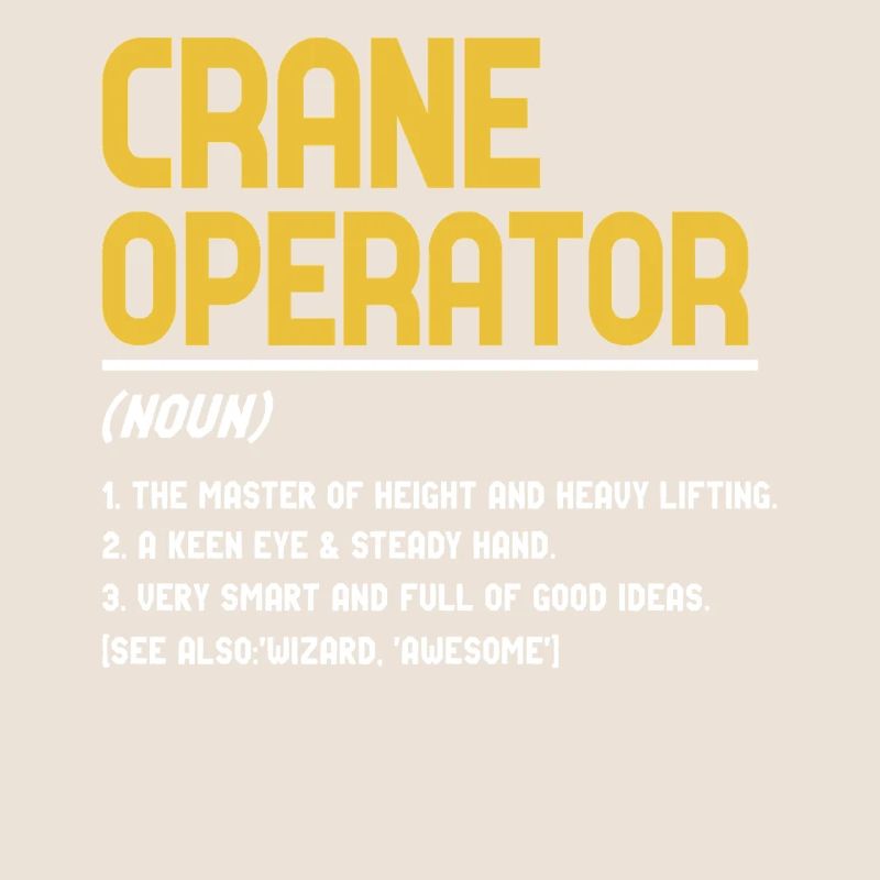 Crane operator definition