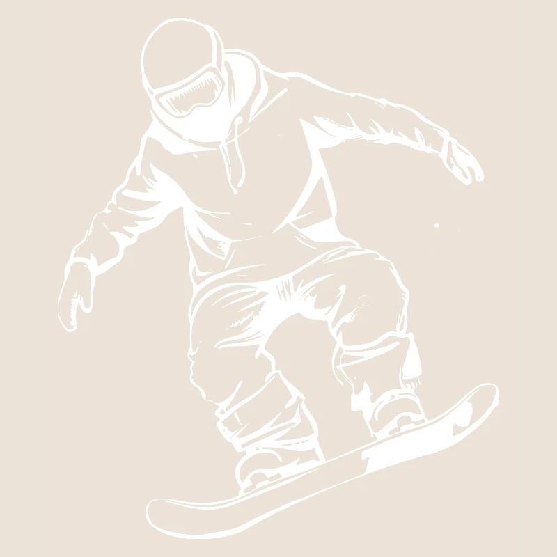 Dessin de snowboarder