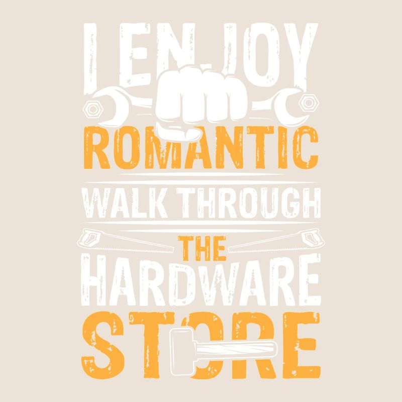Romantic walk through hardware store