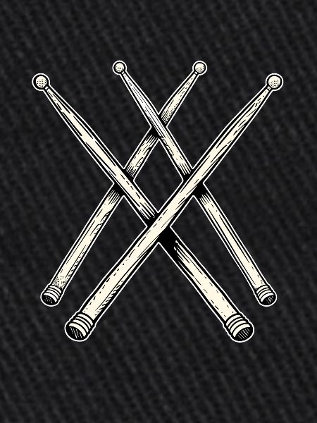 Drumsticks Line Art