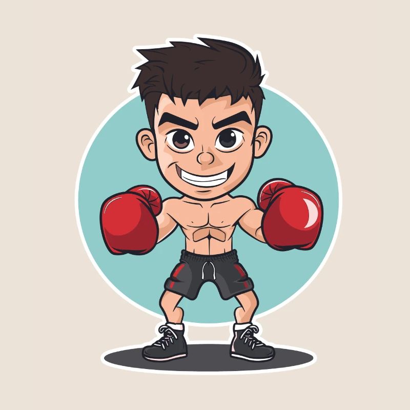 Boxer Comic Look
