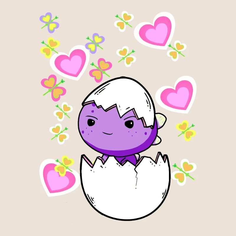 Dragon Easter Easter Egg Eggshell Dragon Child Baby