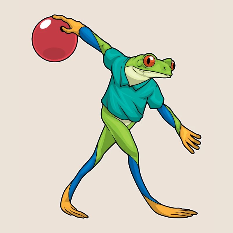Frog Bowling Bowling Ball
