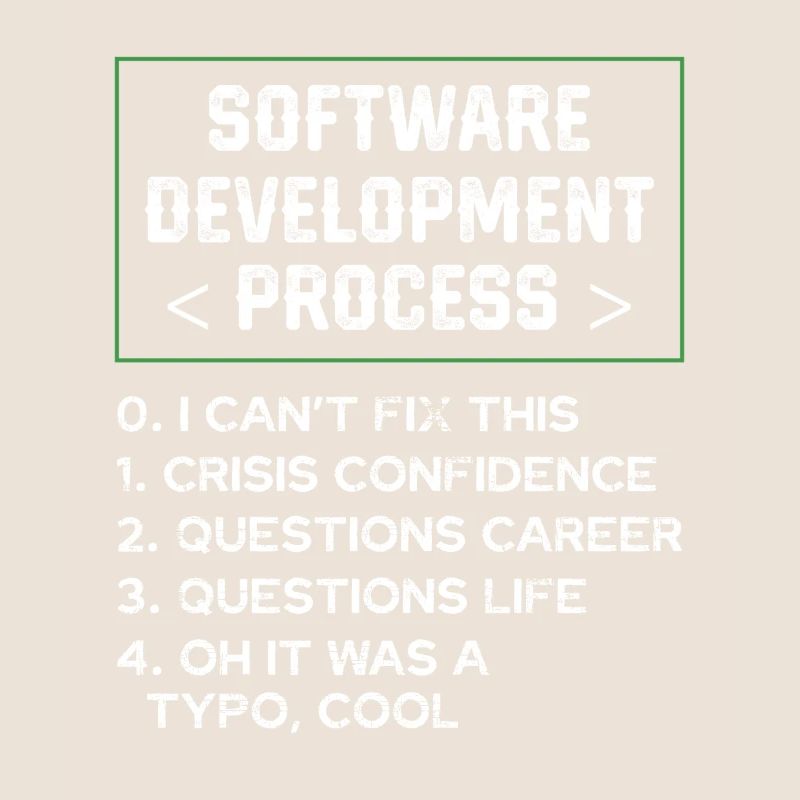 Software Development Process Humor Programmer