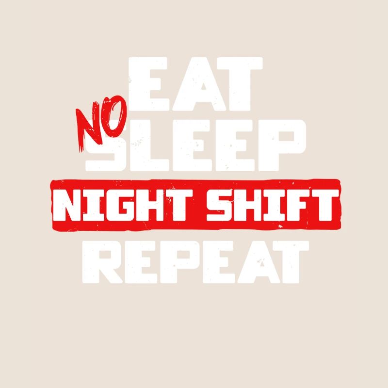 Docker Worker Eat No Sleep Night Shift Répéter