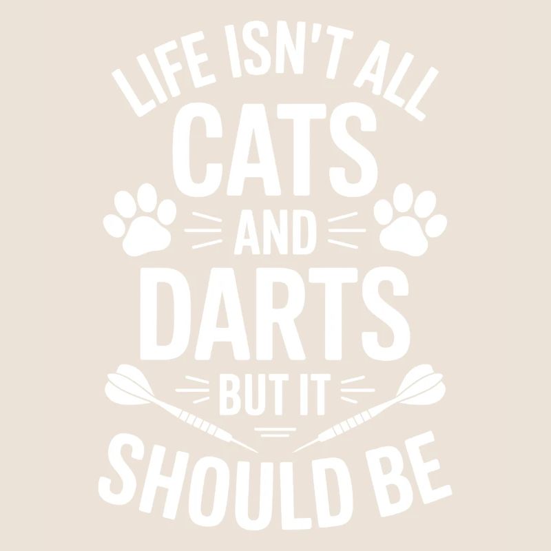 Fléchettes Dire Chats Fléchettes Drôles Fléchettes Cadeau