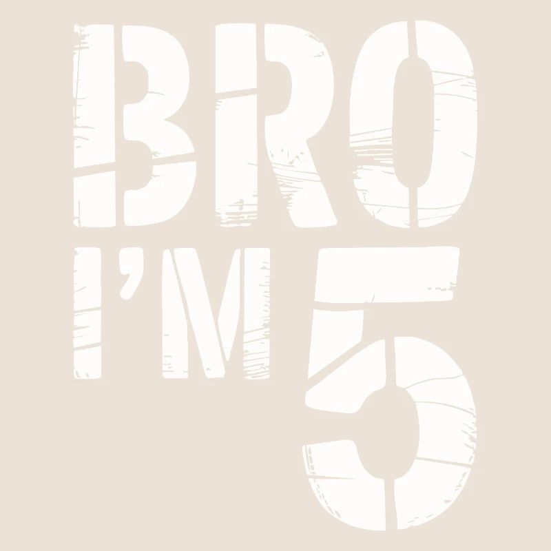 Bro, ich bin 5 – Coole Geburtstags-Design