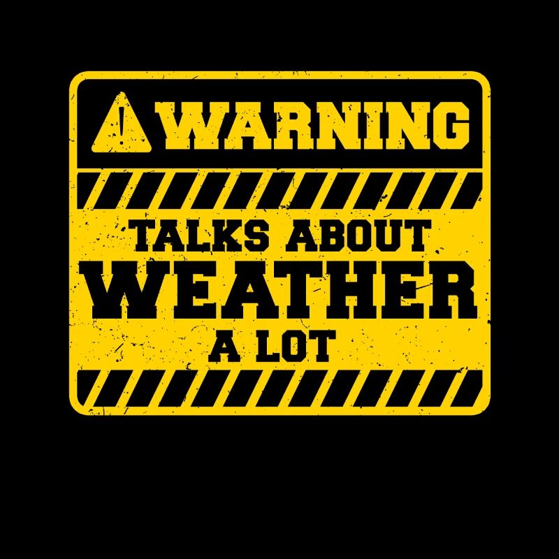 Meteorologe Warning Talks About Weather