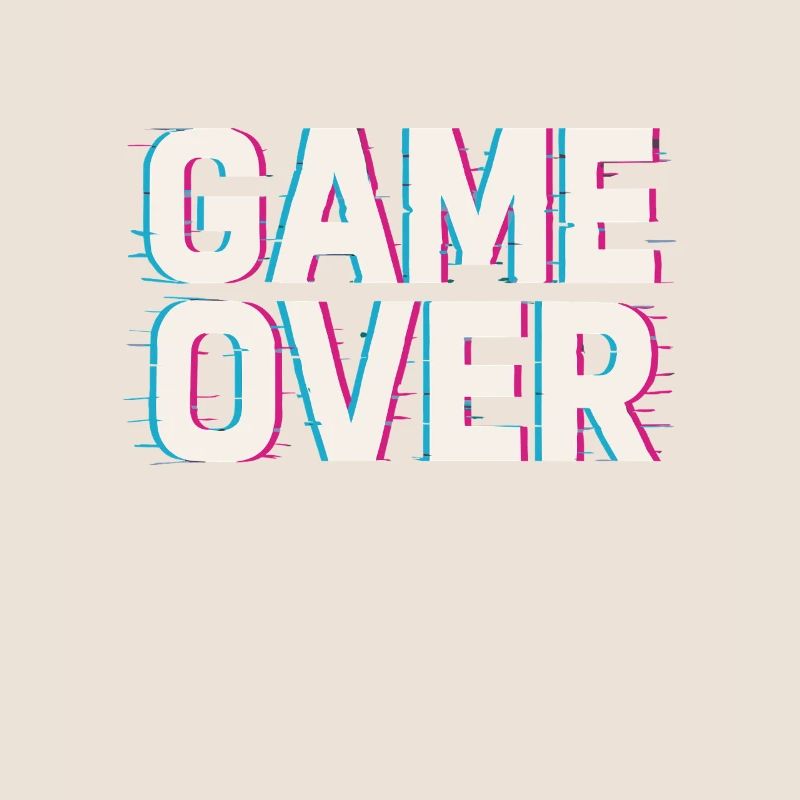 Game Over – Glitch Effekt