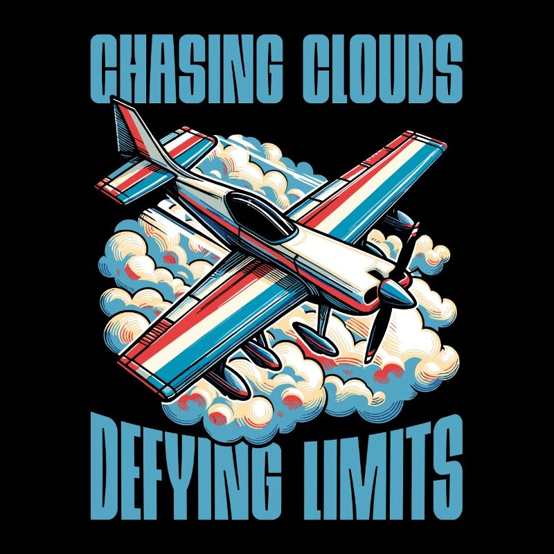 Aerobatic Pilot Chasing Clouds Defying Model Pilot