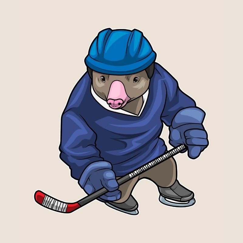 Maulwurf Eishockey Eishockeyschläger