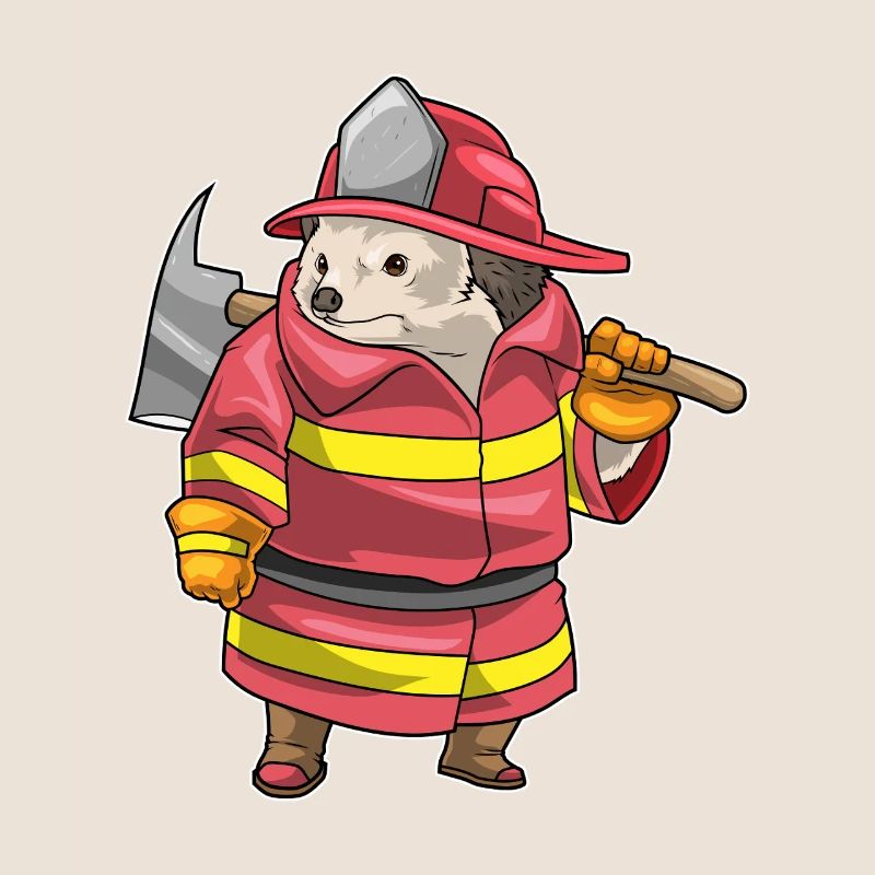 Hérisson Hache de pompier Brigade de pompiers