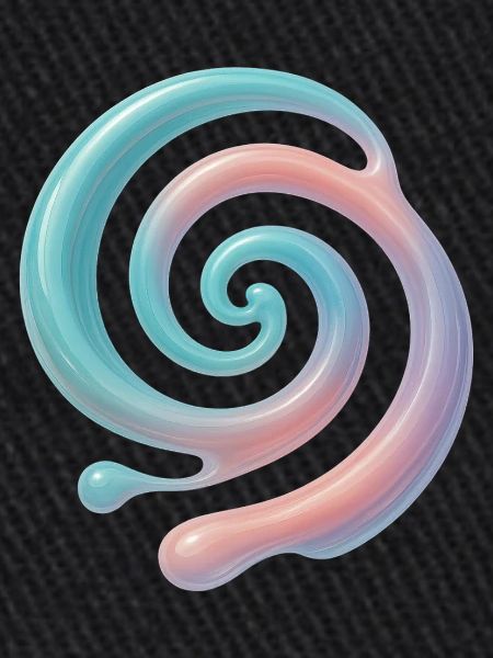 Spirale 3D Pastel