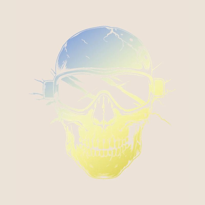 Ski Ski Goggles Skeleton
