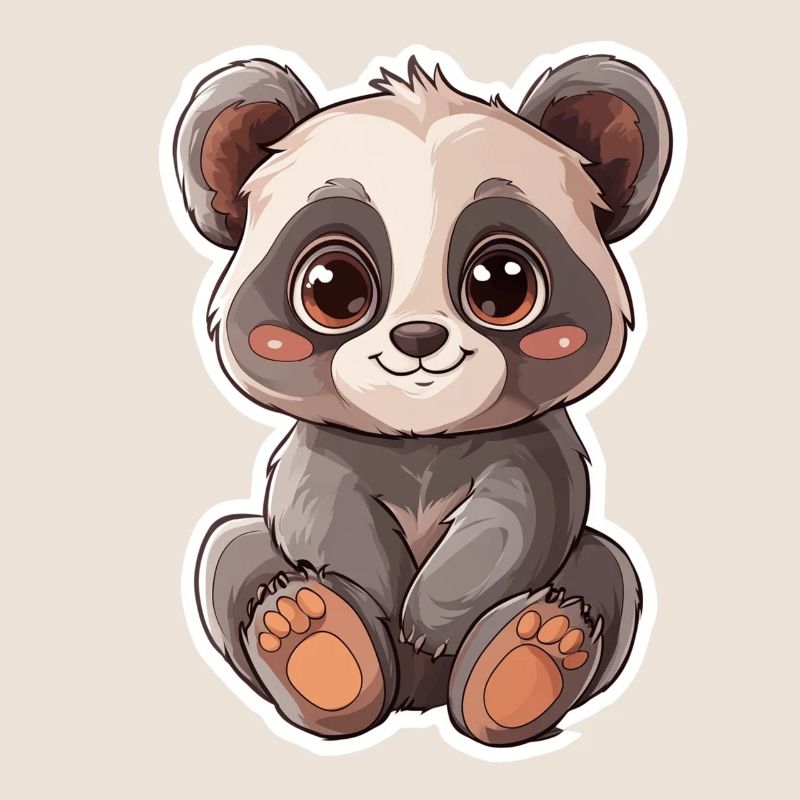 Ours panda mignon